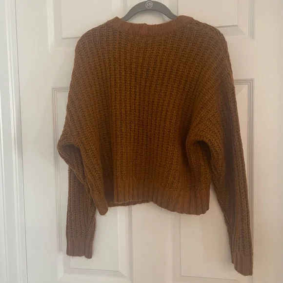 American Eagle Outfitters Rust Knit Sweater - Picture 5 of 9